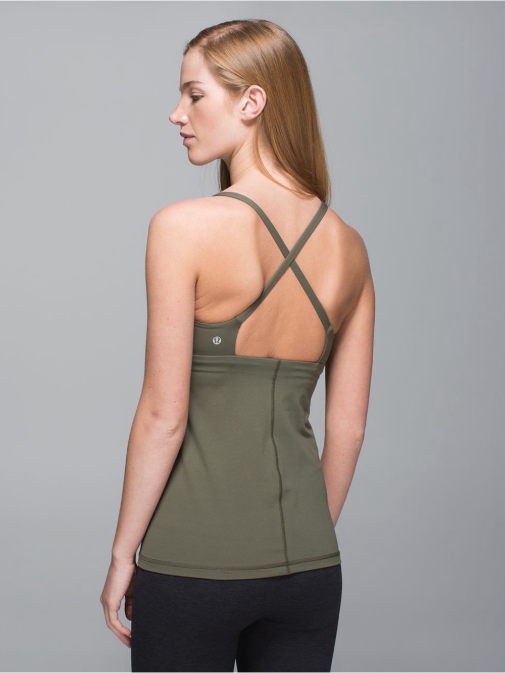 Lululemon Yeah Yoga Tank - Olive Green - Size 4